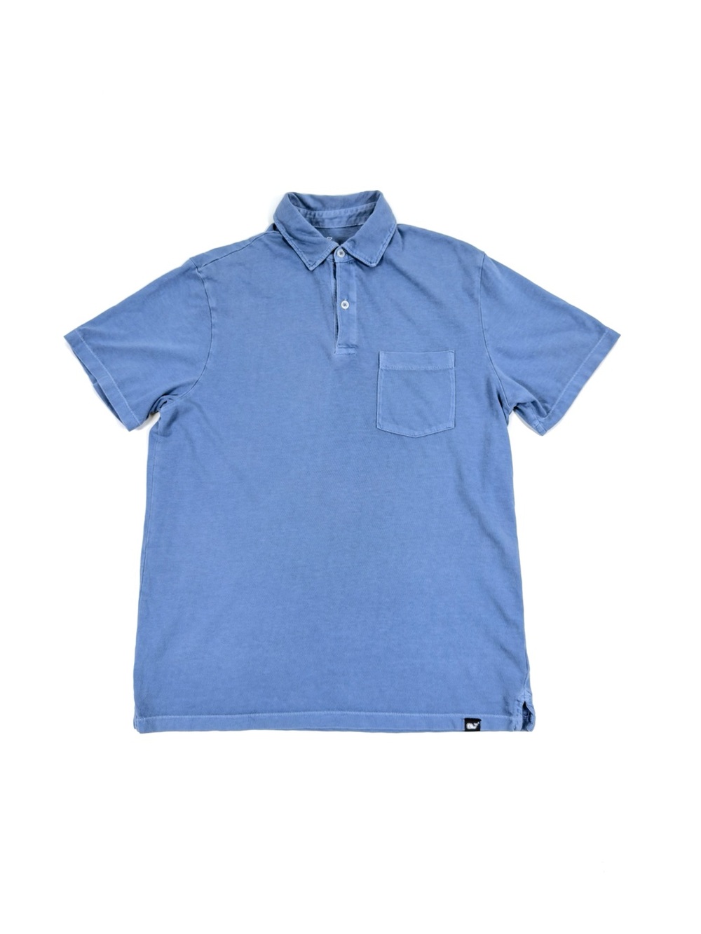 Vineyard Vines Men’s Short Sleeve Polo Shirt Size Small Washed Blue Cotton